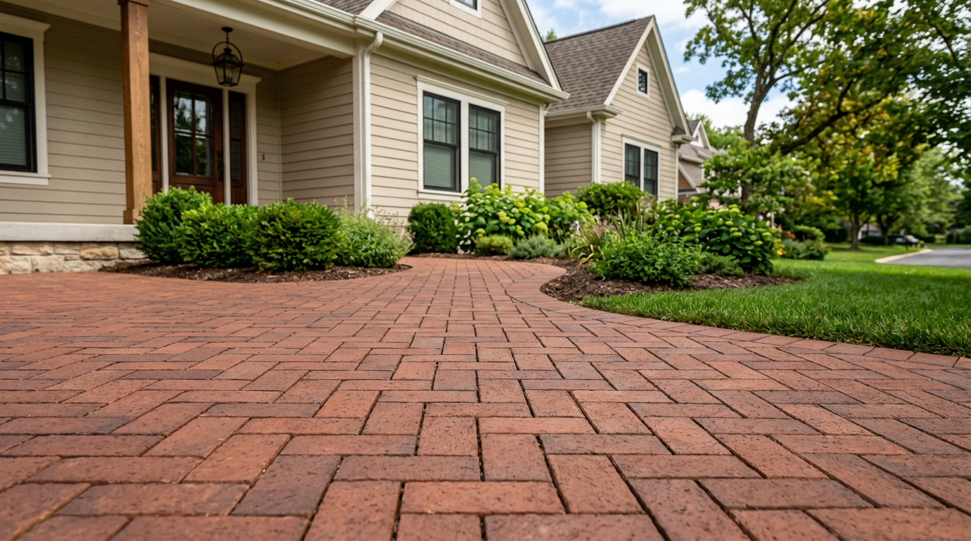 Brick Paver Driveway