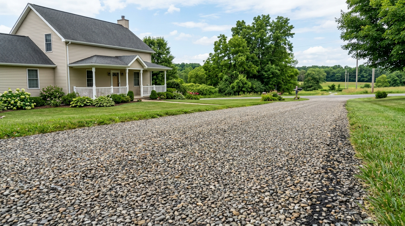 Tar & Chip Driveway