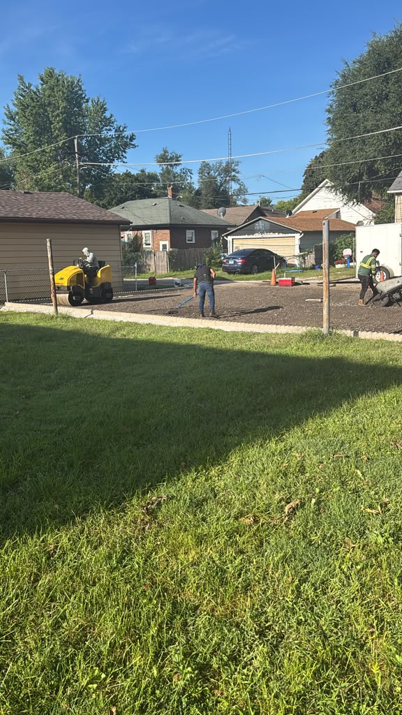 Roller Compaction — Driveway